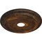 Ekena Millwork Crendon Ceiling Medallion (Fits Canopies up to 4 3/8"), 24 1/8"OD x 4 3/8"ID x 2 1/4"P, Rust CM24CRRUS - alternate 3